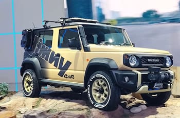¿Qué te parece este Suzuki Jimny pensado para una aventura en el desierto?
