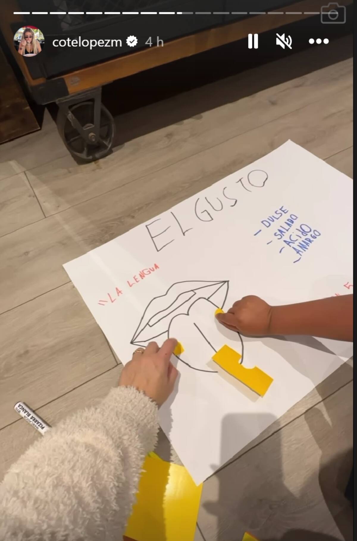 Tarea de Luis Jesús Jiménez / Créditos: Instagram