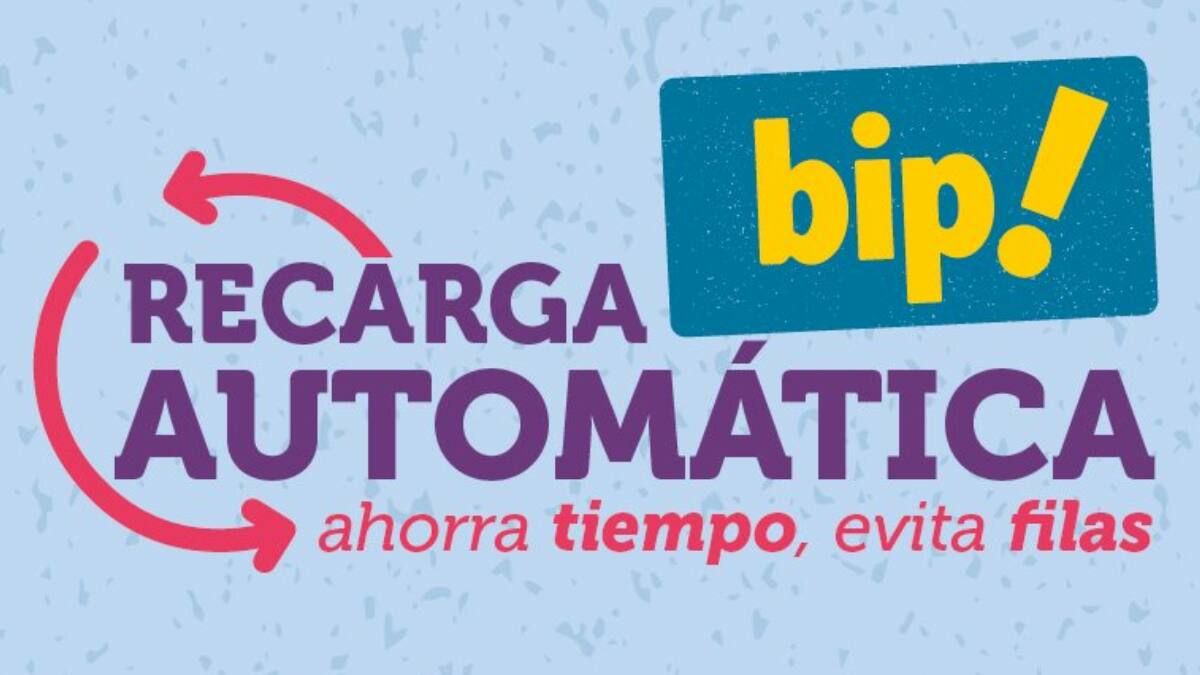Mantén tu tarjeta siempre cargada con la recarga automática de Bip!