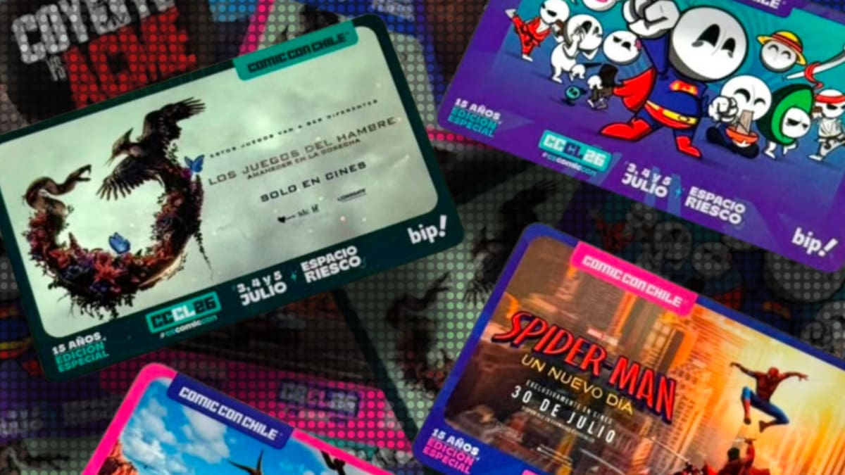 Metro de Santiago lanza inéditos diseños de tarjeta Bip! de la Comic Con: En estas estaciones puedes conseguirlas