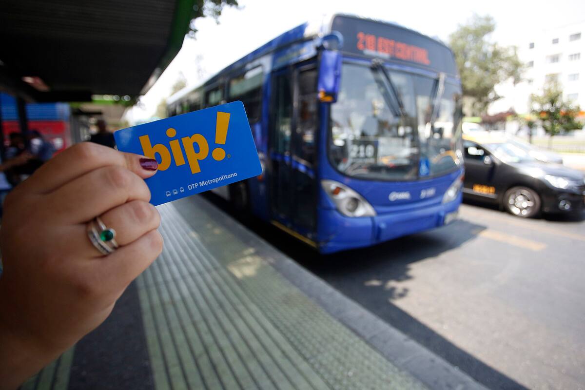 La Tarjeta de Bip! se usa en el transporte público de la Región Metropolitana. Créditos: ATON.