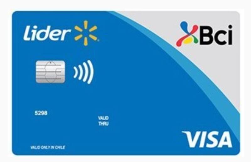 Así luce la Tarjeta Lider Bci.