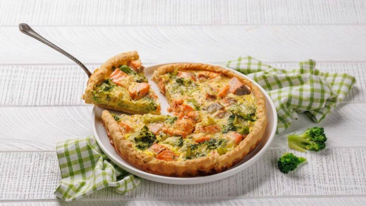 Receta casera, rica y fácil de tarta de brócoli: ideal para un almuerzo primaveral