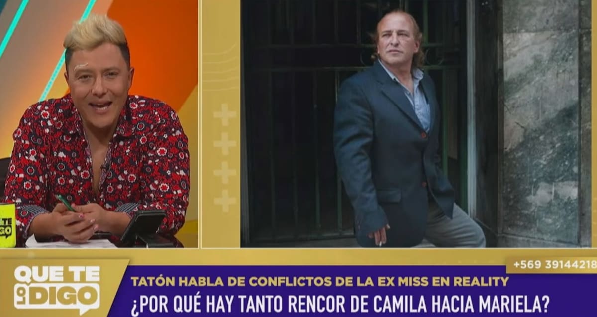 Tatón Púrpura habló sobre Camila Recabarren. Créditos: Pantallazo Zona Latina