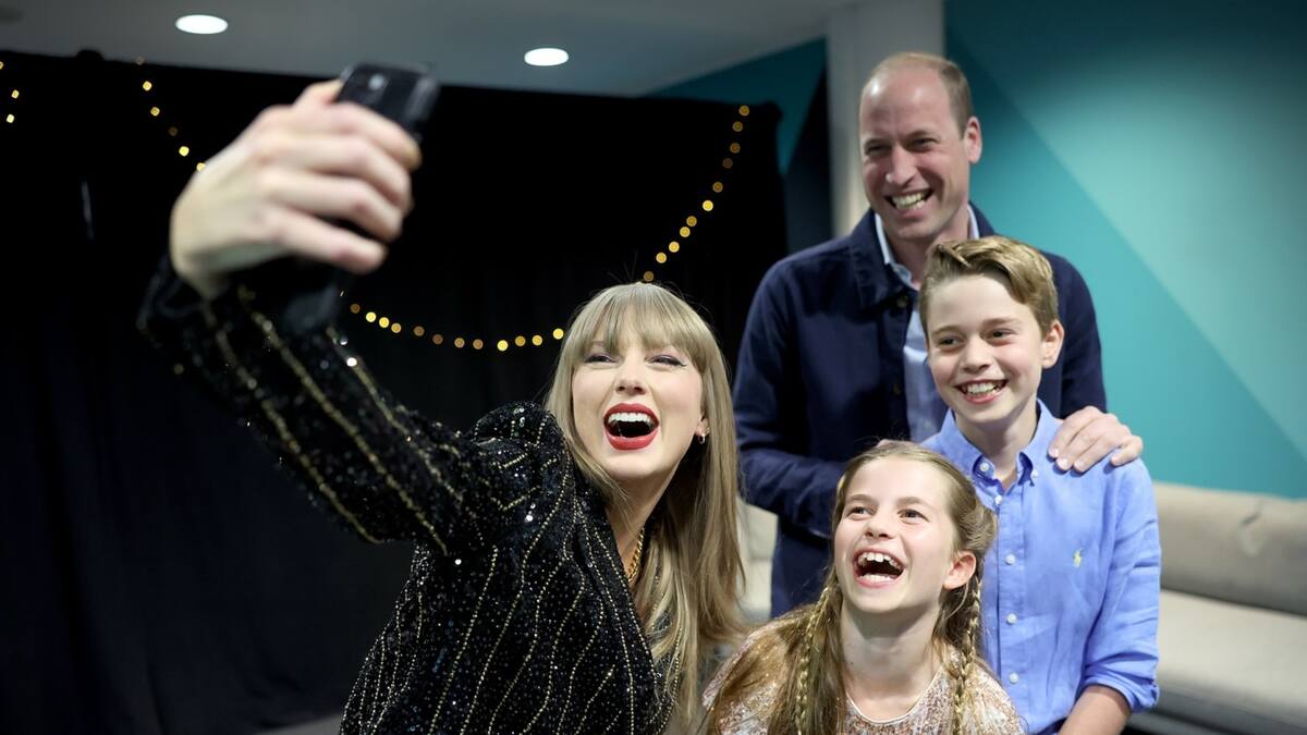 El inesperado encuentro de Taylor Swift con la Familia Real Británica