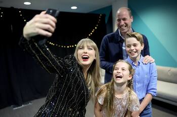 El inesperado encuentro de Taylor Swift con la Familia Real Británica