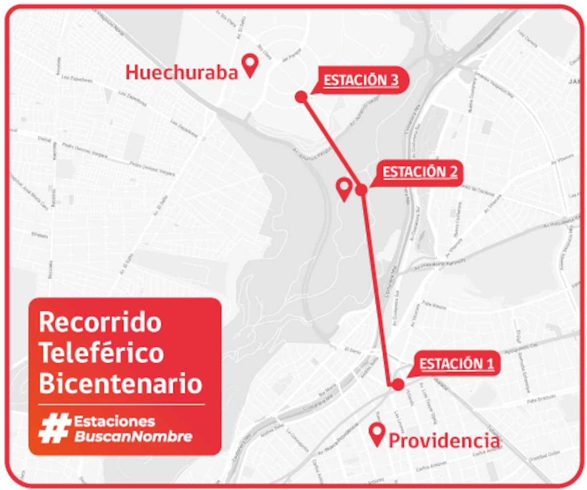 Este proyecto busca conectar cuatro comunas de la capital por medio de un recorrido de 12 minutos.