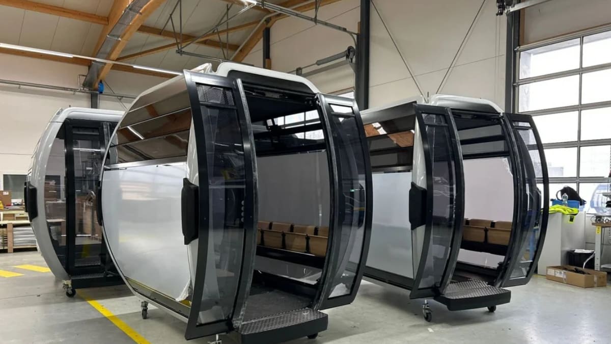 VIDEO | Así son por dentro las cabinas del Teleférico Bicentenario: permitirán conectar a Huechuraba y Providencia en 13 minutos