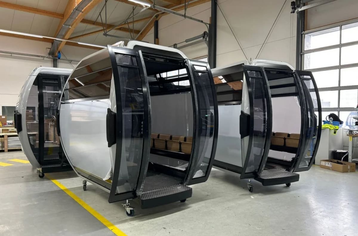 VIDEO | Así son por dentro las cabinas del Teleférico Bicentenario: permitirán conectar a Huechuraba y Providencia en 13 minutos