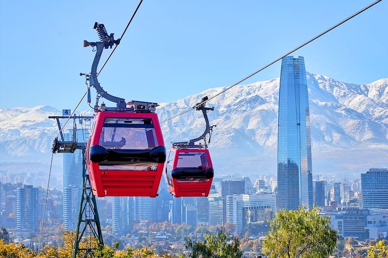 El panorama es uno de los más populares entre turistas y visitantes locales. Créditos: Teleférico Santiago.