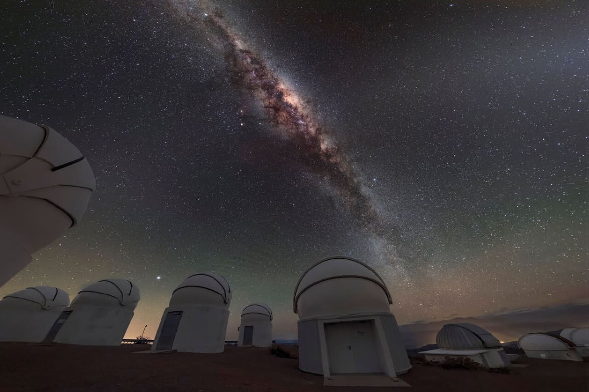 Uno de los puntos imperdibles de la ruta del astroturismo en Chile son los telescopios del Cerro Tololo, ubicado a 87 kilómetros de La Serena.
