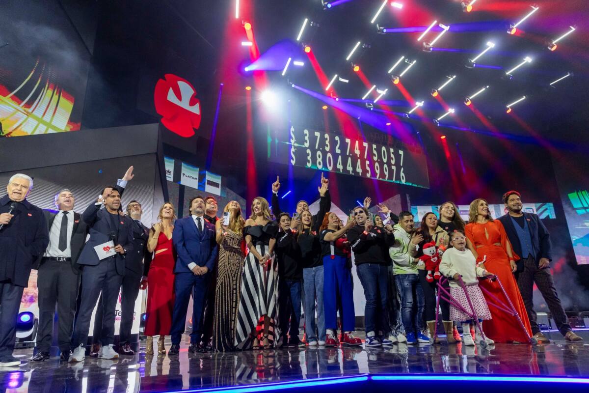 Animadores teletón 2023 en la Quinta Vergara