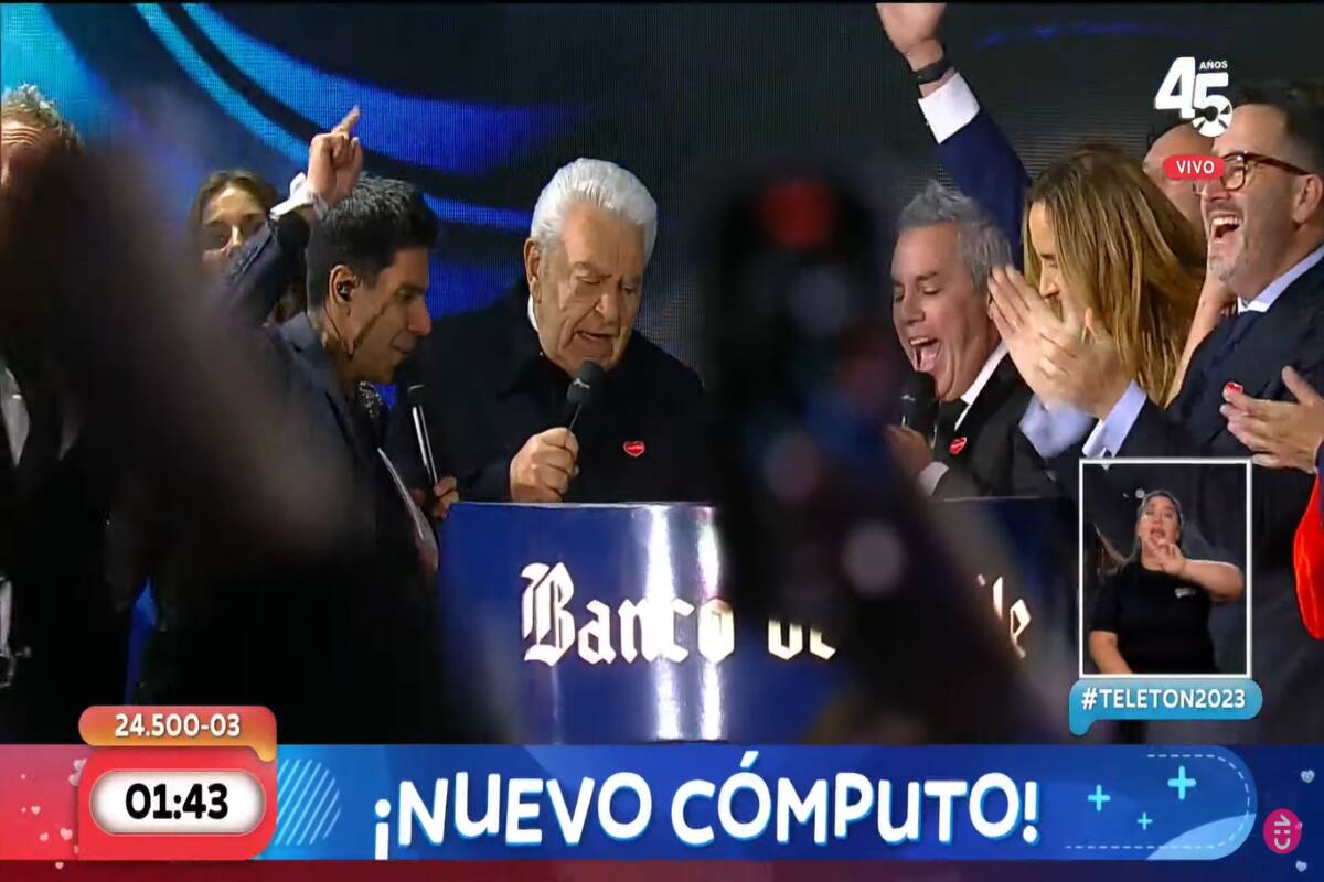 La Teletón 2023 supera expectativas y alcanza una histórica recaudación