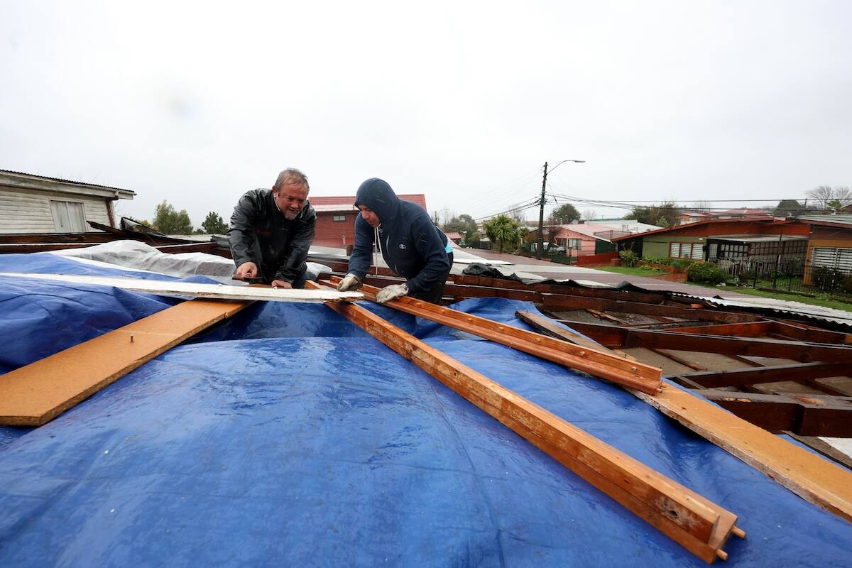 En la noche del jueves y madrugada del viernes se registraron ráfagas de más de 120 kilómetros por hora.