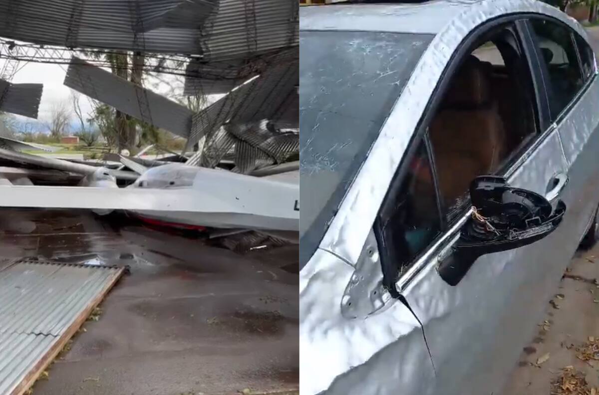 VIDEOS | Los impactantes registros que dejó el fuerte temporal que se vive en Argentina