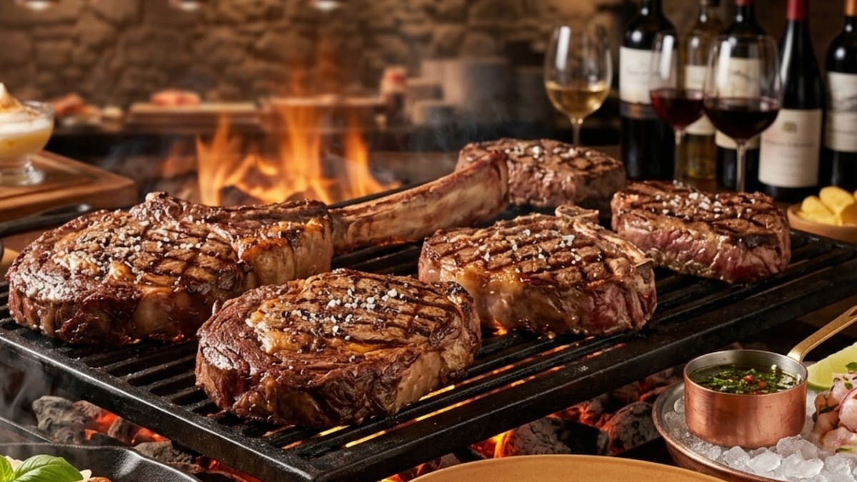 El tenedor libre de carnes a la parrilla que la rompe en Santiago: Ofrece cortes premium y buffet de acompañamientos sin límites