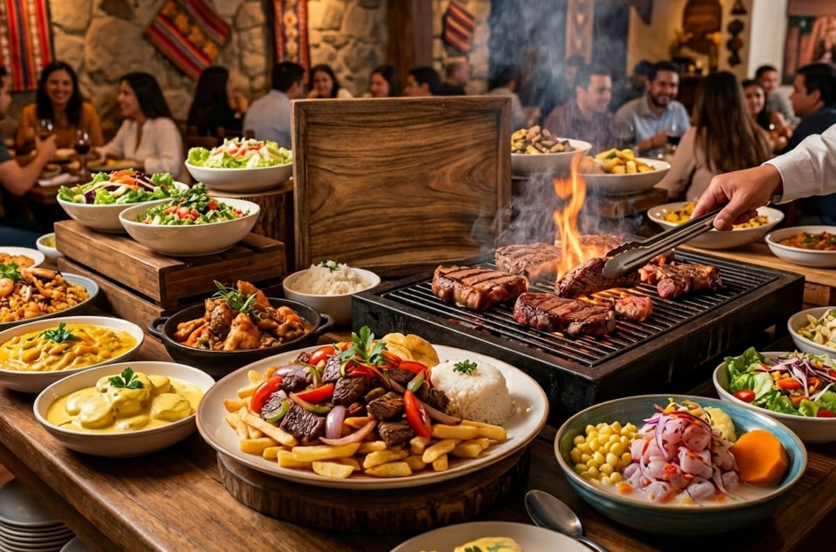 Tenedor libre de comida peruana y parrilladas premium: el imperdible buffet que conquista en Santiago por sus precios y calidad