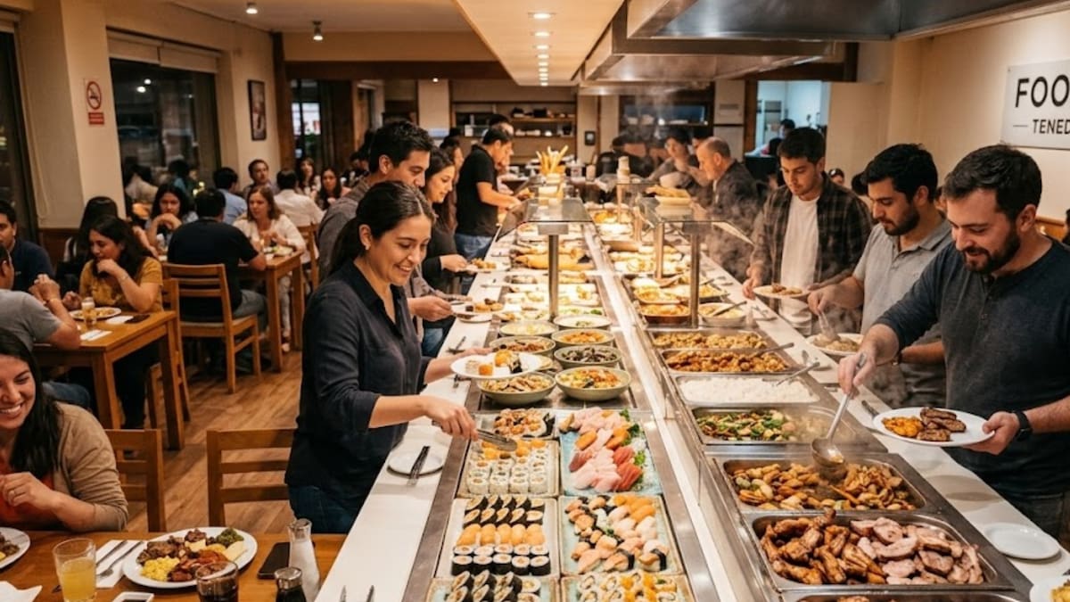 Promete ser el más barato de la RM: El tenedor libre que ofrece carnes, sushi y más de 150 opciones por solo $15.000