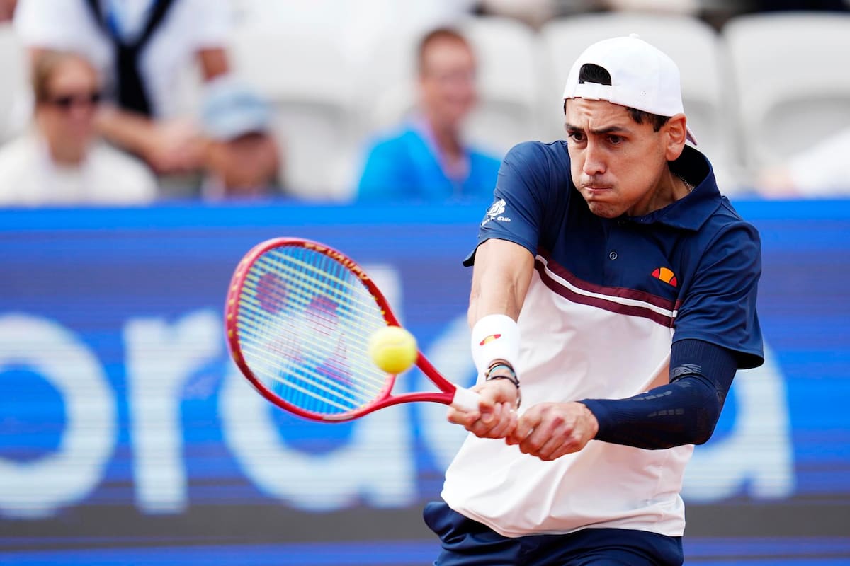 Alejandro Tabilo en Bastad. Foto: EFE: