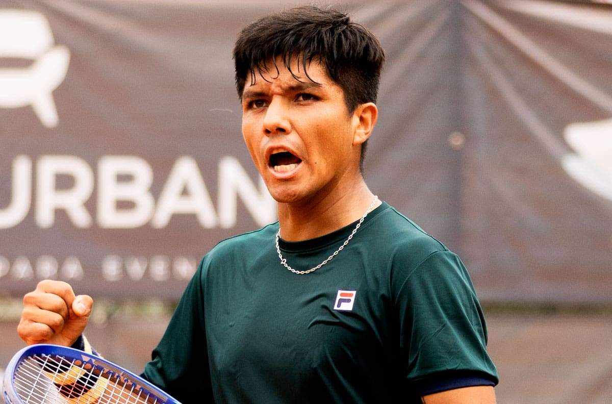Matías Soto debutó con un sólido triunfo en Asunción y avanza a octavos de final del Challenger 50