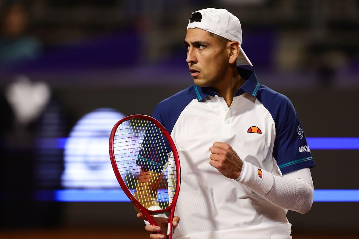 Alejandro Tabilo ya tiene rival en Indian Wells: en el horizonte aparece Daniil Medvedev. Agencia Aton