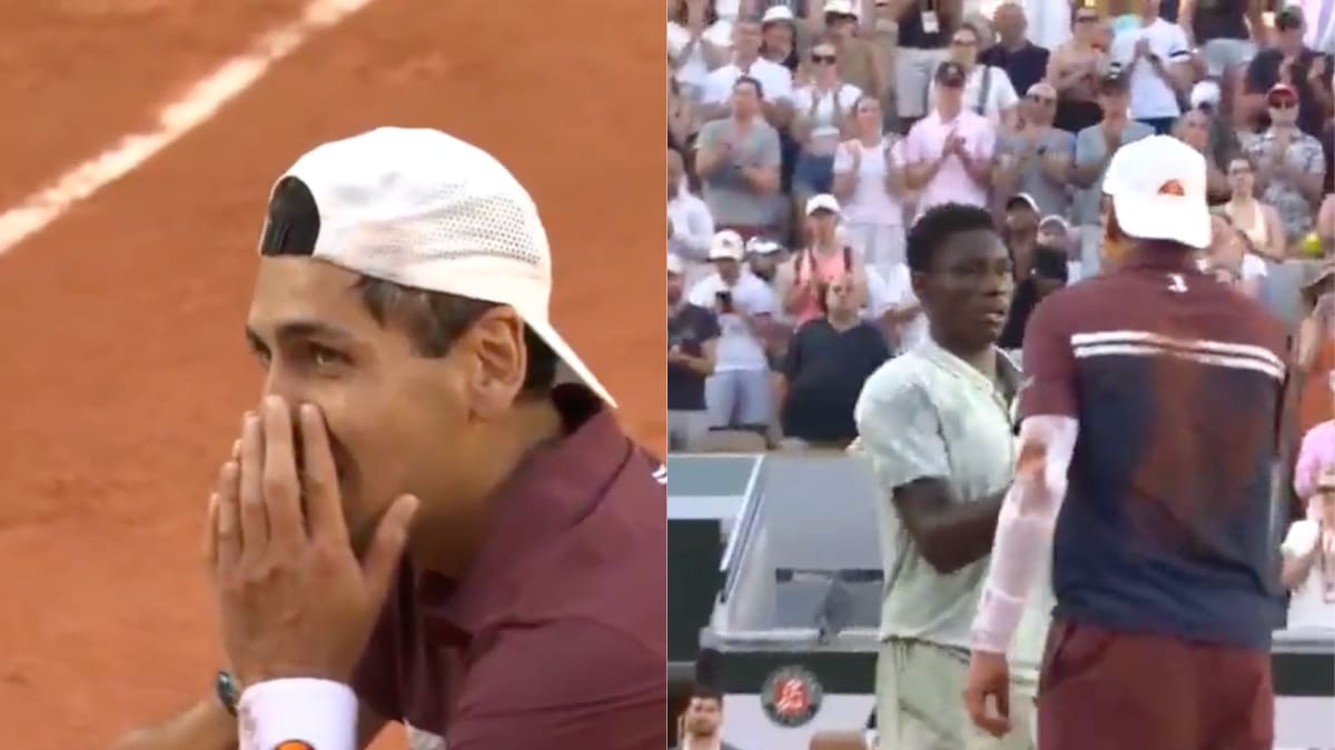VIDEO | El emotivo gesto de Alejandro Tabilo tras eliminar a la promesa de Francia en Roland Garros