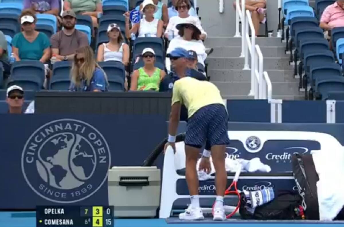 Siguen los sustos en el Masters de Cincinnati: ahora un tenista argentino se descompensó