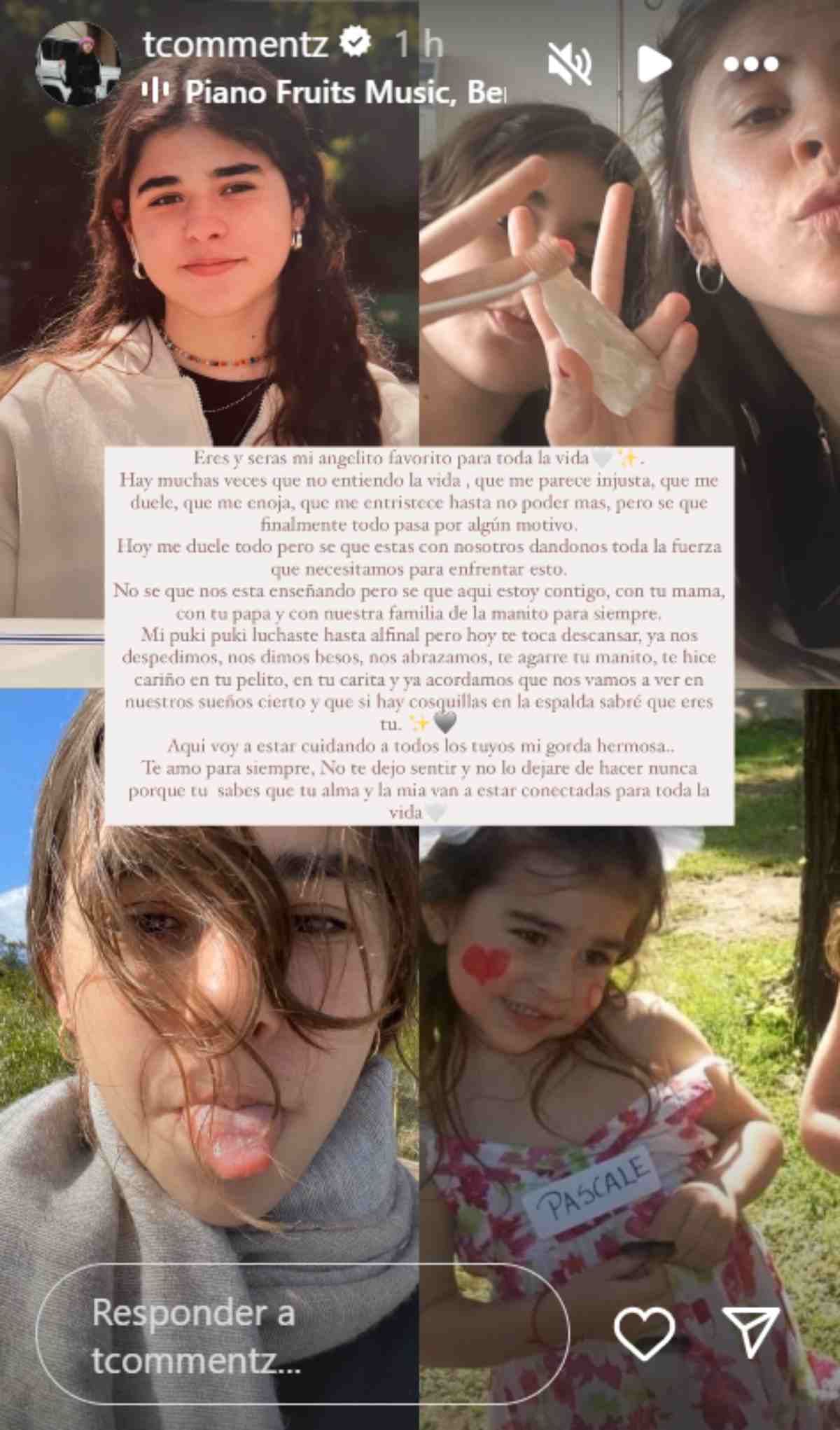 Teresita Commentz sufre triste pérdida familiar.