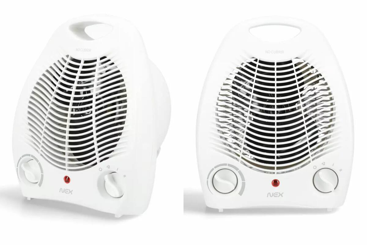 El modelo en descuento es el SMD160B, el que tiene una potencia para calentar hasta 12 metros cuadrados.