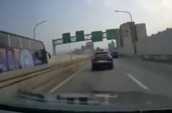 VIDEO | Aterrador: así se vivió en medio de una carretera el terremoto de Taiwán