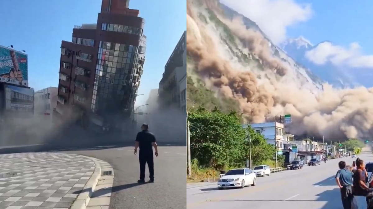 Fuerte terremoto de magnitud 7.5 se registró en Taiwán: Emiten alerta de tsunami