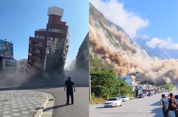 Fuerte terremoto de magnitud 7.5 se registró en Taiwán: Emiten alerta de tsunami