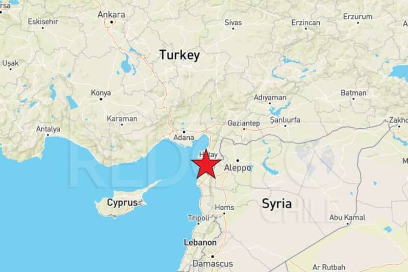 Nuevo terremoto en Turquía a 11 km al suroeste de Antioquia, a una profundidad de 10 kilómetros.
Crédito: USGS.
Crédito: UGS