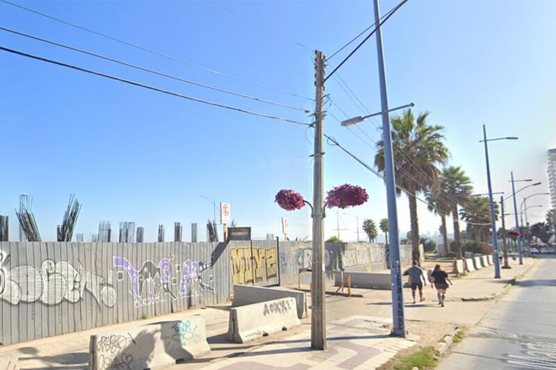 Aquí estaba ubicado el  Sanatorio Marítimo. Créditos: Google Maps.
