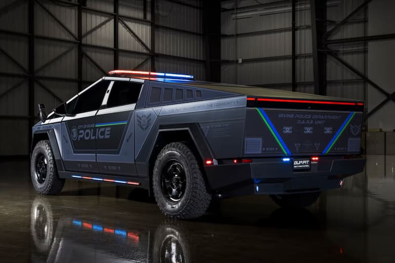 La primera Tesla Cybertruck para la policía está en Irvine, California