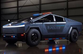 Policía de Estados Unidos tiene su primera Tesla Cybertruck para patrullar