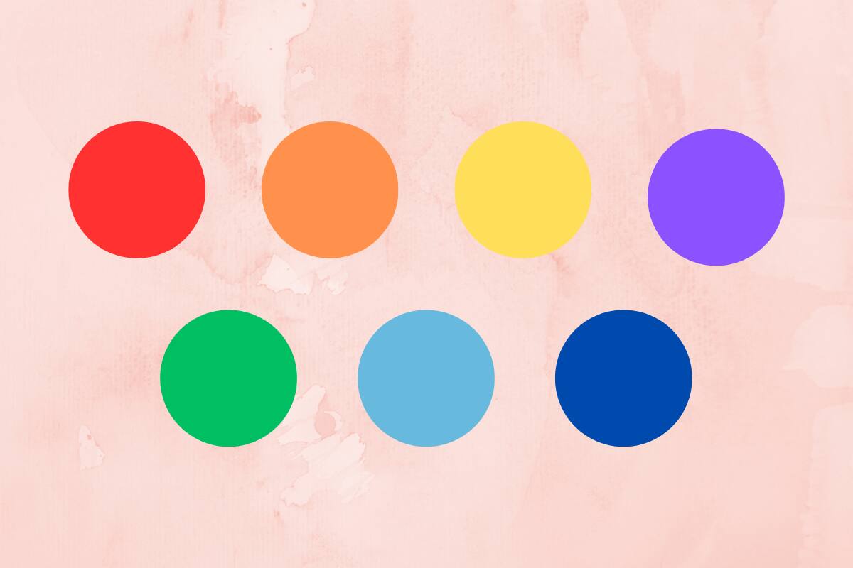 Elige un color y descubre lo que actualmente bloquea tu energía.