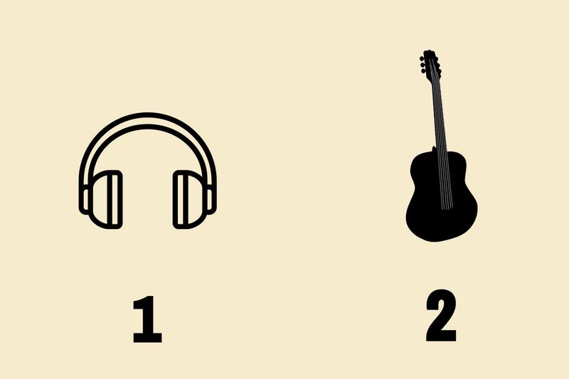 ¿Audífono o guitarra? Descubre tu estilo musical con este sencillo test