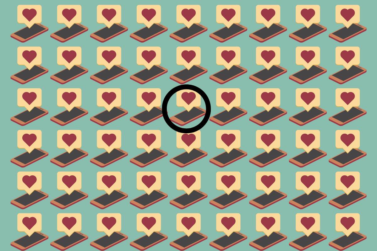 La diferencia estaba en el tamaño de la pantalla del celular.