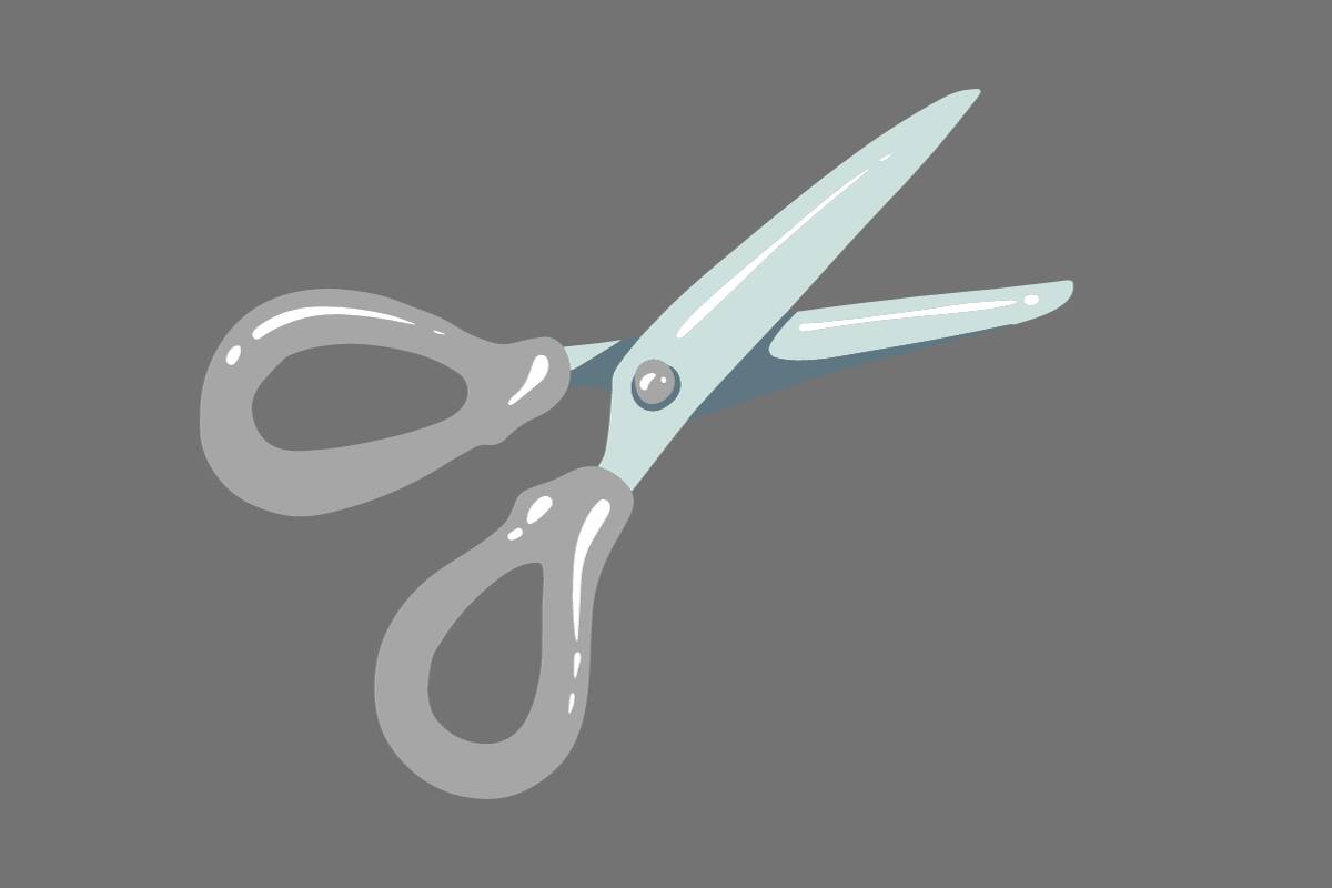 ¿De qué color es la tijera en verdad?