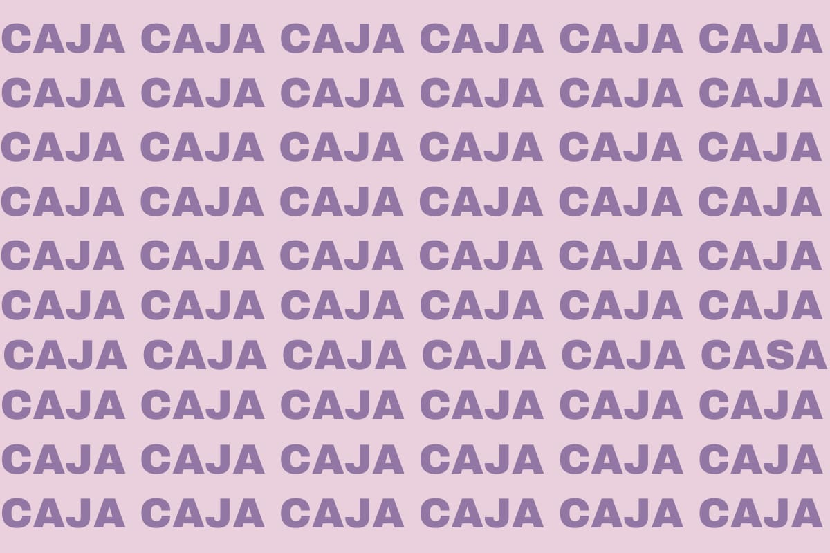 ¿Puedes encontrar la palabra CASA?