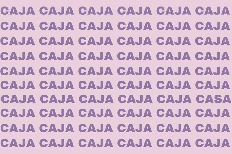 ¿Puedes encontrar la palabra CASA?