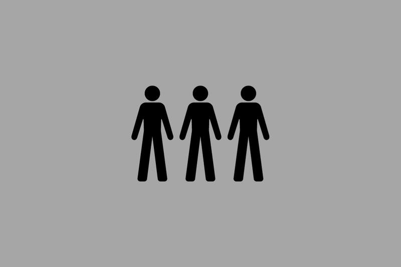 ¡Eran tres personas!