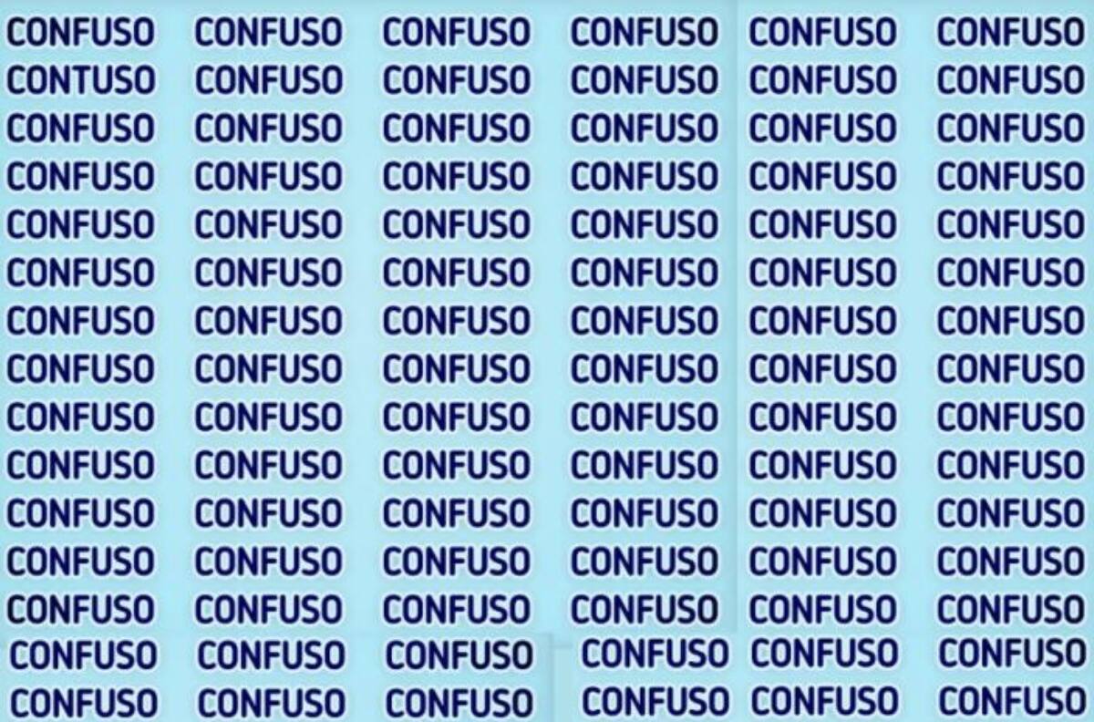 Test Visual: ¿Podrás encontrar la palabra distinta?