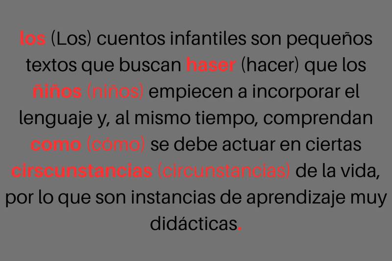 ¡Estas eran las faltas de ortografía!