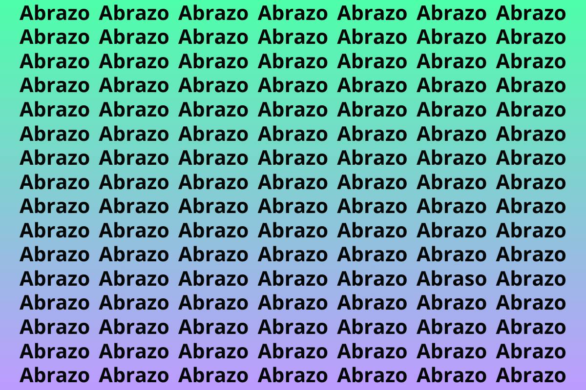 Encuentra la palabra ABRASO en la imagen.