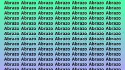 Test Visual: ¿Puedes encontrar la palabra ABRASO en solo 5 segundos?