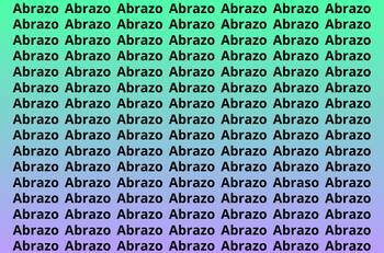 Test Visual: ¿Puedes encontrar la palabra ABRASO en solo 5 segundos?