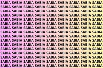 Test Visual: Tienes solo 5 segundos para encontrar la palabra SAVIA