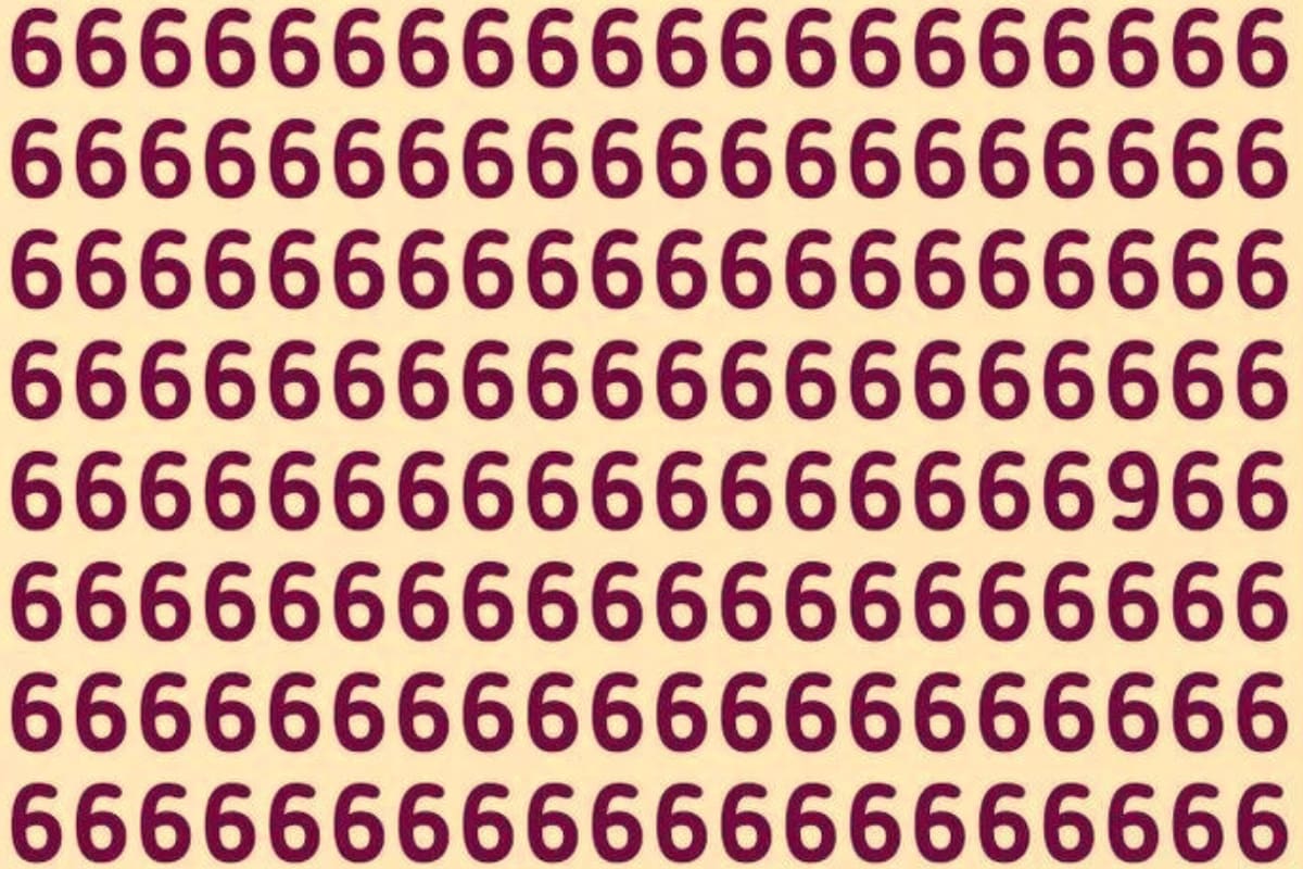 ¿Puedes encontrar el número 9 en el menor tiempo posible?